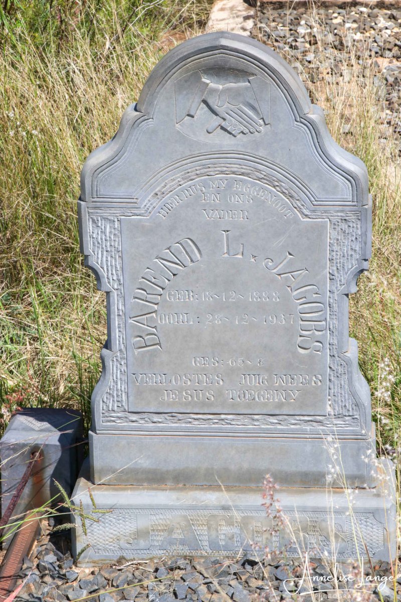 JACOBS Barend L. 1888-1937