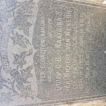 NIEKERK Douw G.B., van 1861-1925 &amp; Kaatrina S. JACOBS 1869-1940