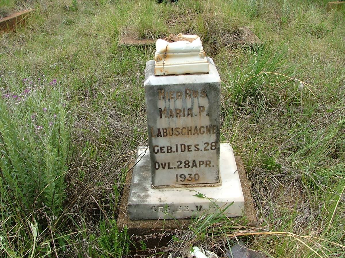 LABUSCHAGNE Maria P. 1928-1930