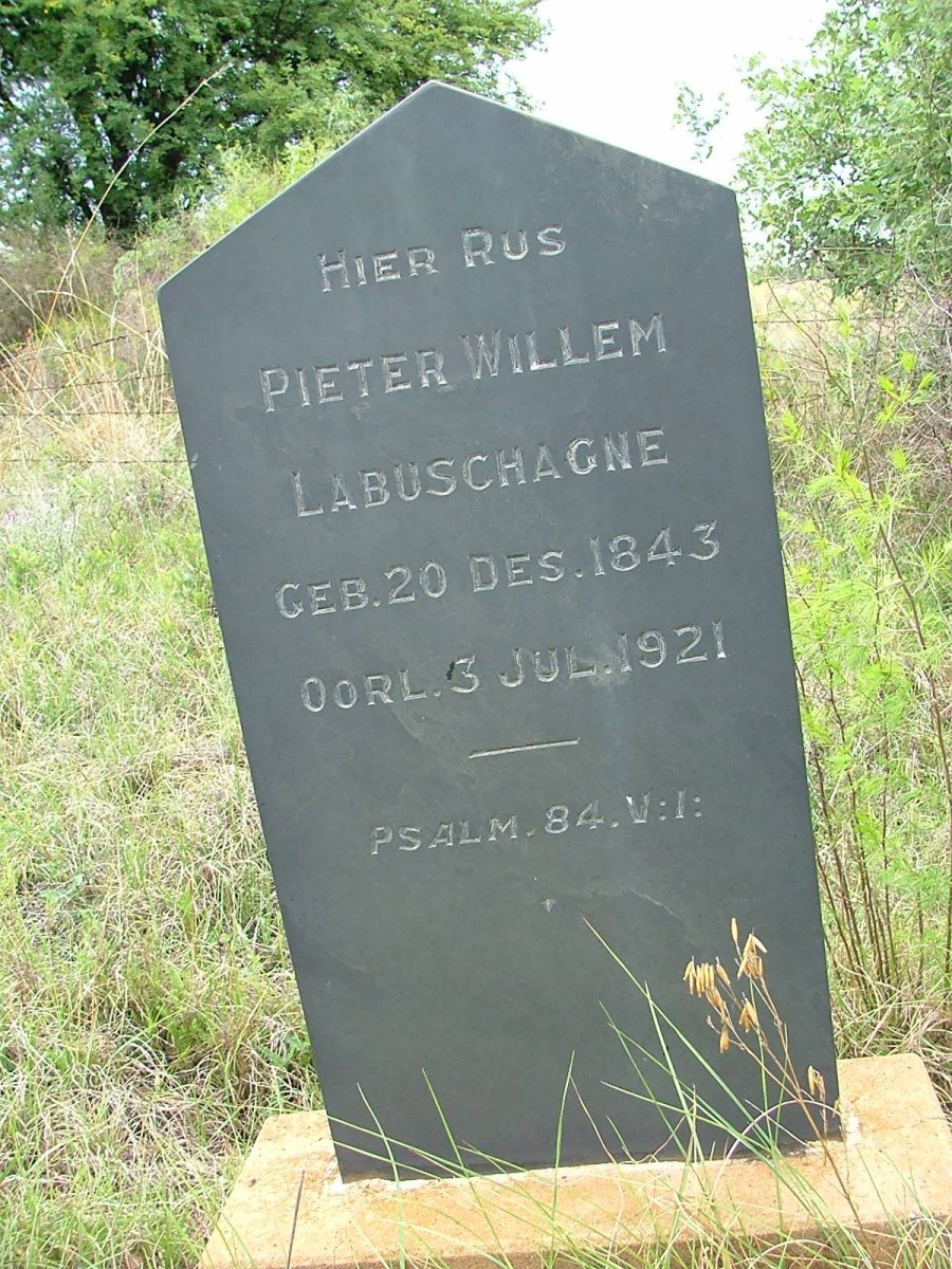 LABUSCHAGNE Pieter Willem 1843-1921