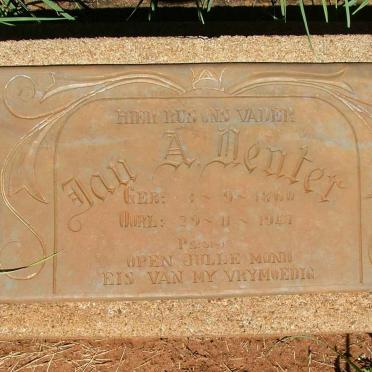 VENTER Jan A. 18??-1947