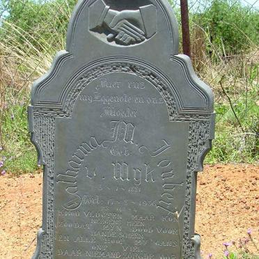 JOUBERT Johanna M. nee V. WYK 1881-1936