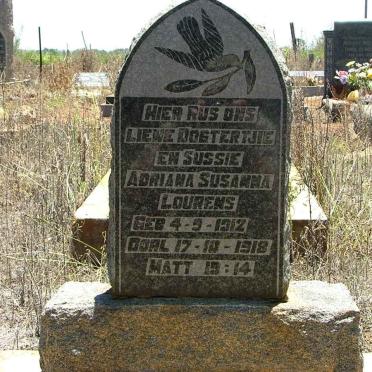 LOURENS Adriana Susanna 1912-1918