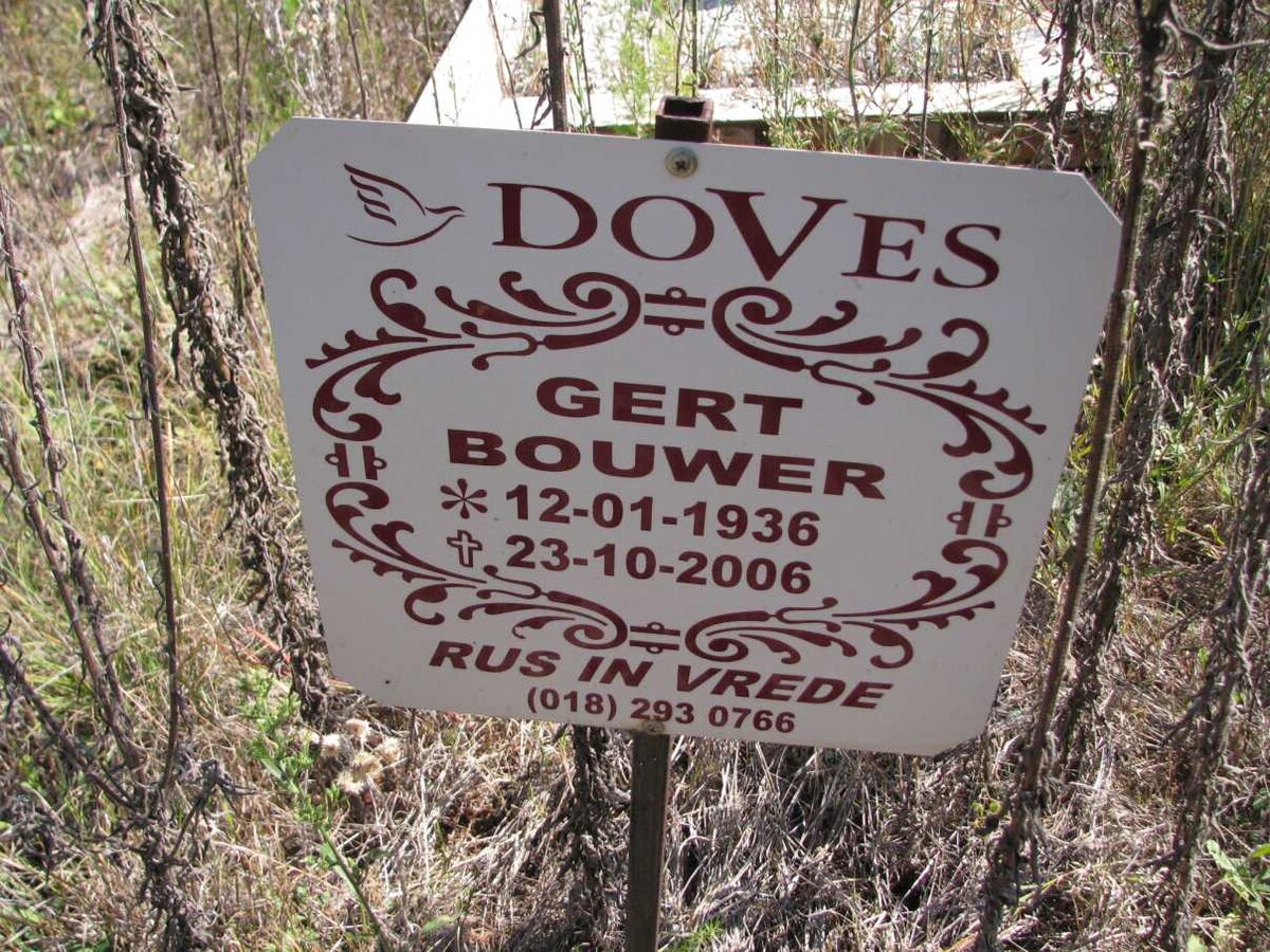 BOUWER Gert 1936-2006