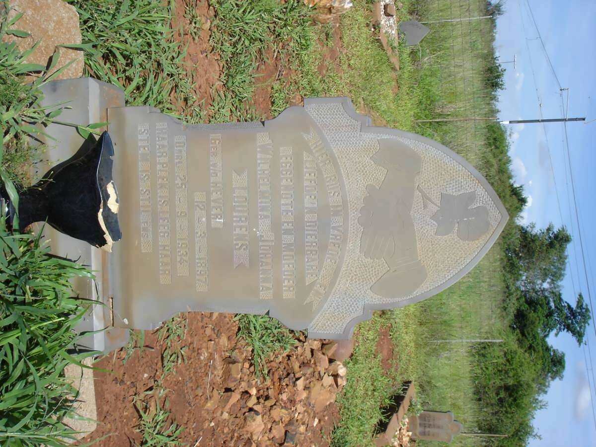 LOURENS Wilhelmina Johanna nee V.D. HEVER 1897-1934