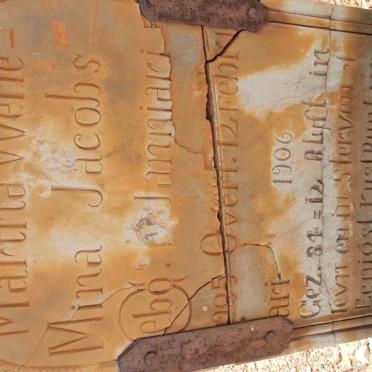 JACOBS Martha Wellemina 1905-1906