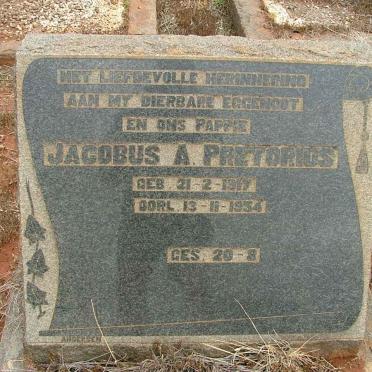 PRETORIUS Jacobus A. 1917-1954