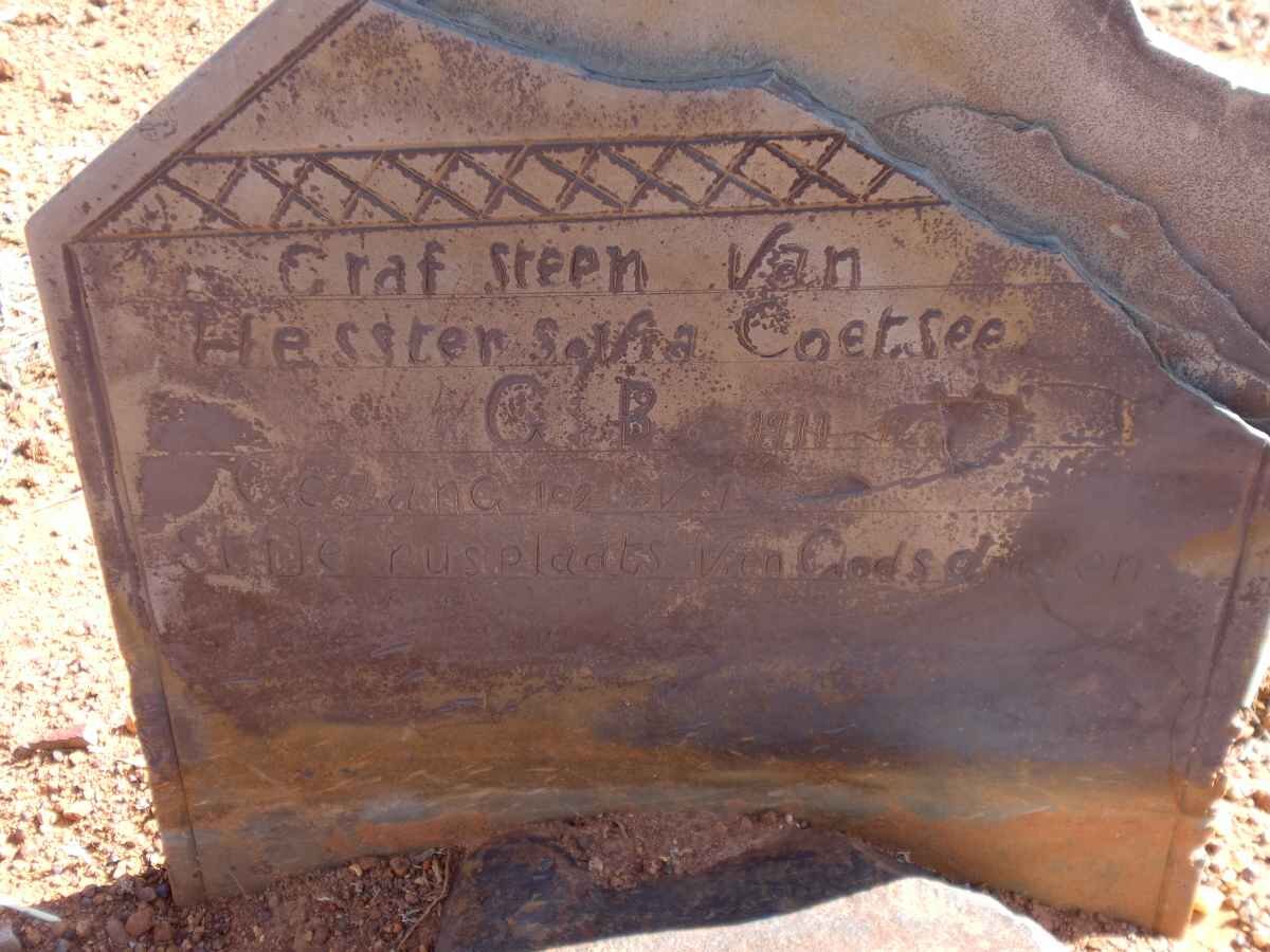 COETSEE Hesster Sofia 1911-
