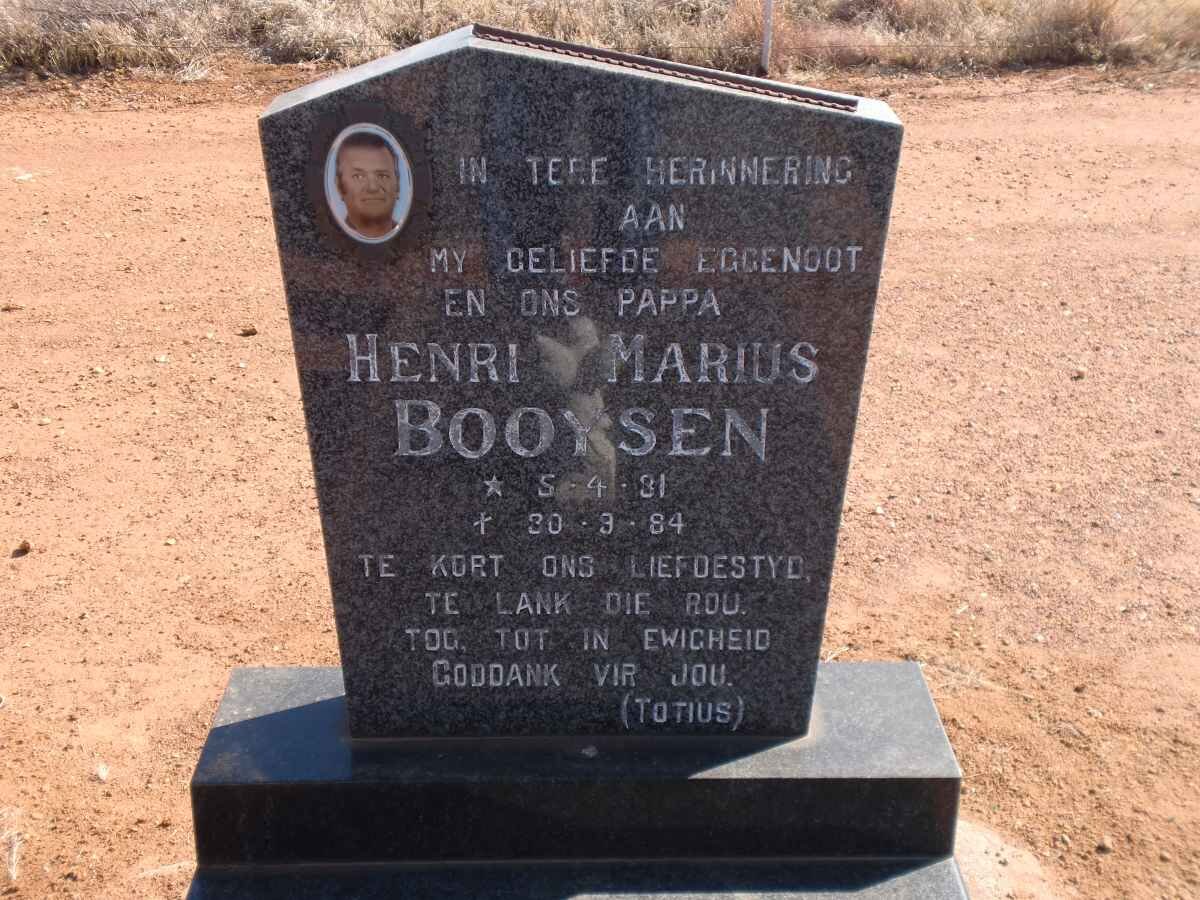 BOOYSEN Henri Marius 931-1984