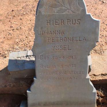 YSSEL Johanna Petronella 1913-1935