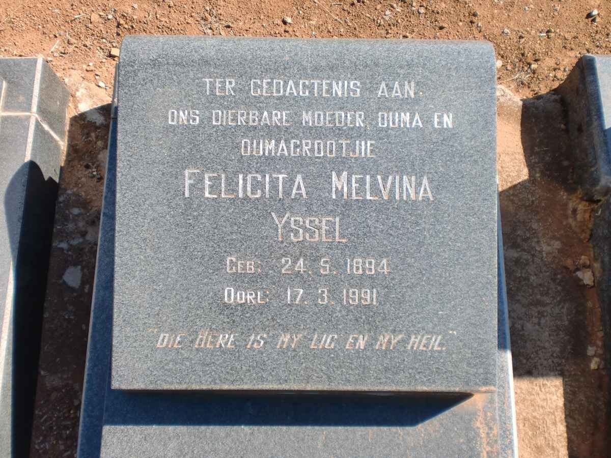 YSSEL Felicita Melvina 1894-1991