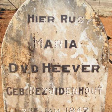 HEEVER Maria D., v.d. nee BEZUIDENHOUT 1847-1926