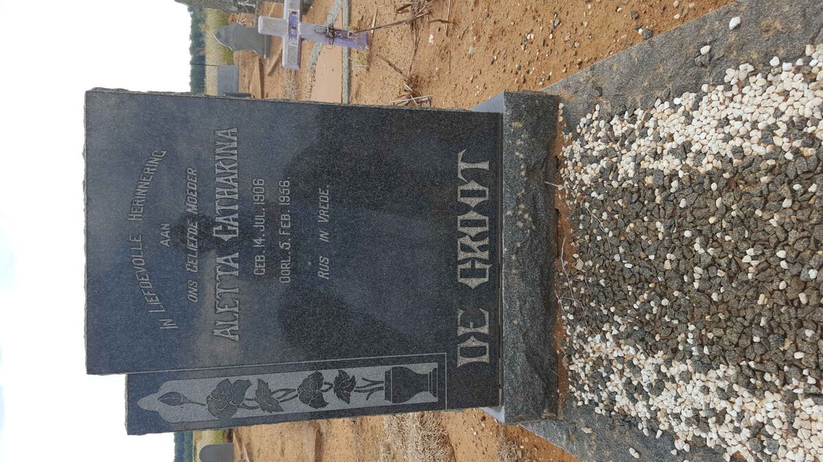 GROOT Aletta Catharina, de 1906-1956