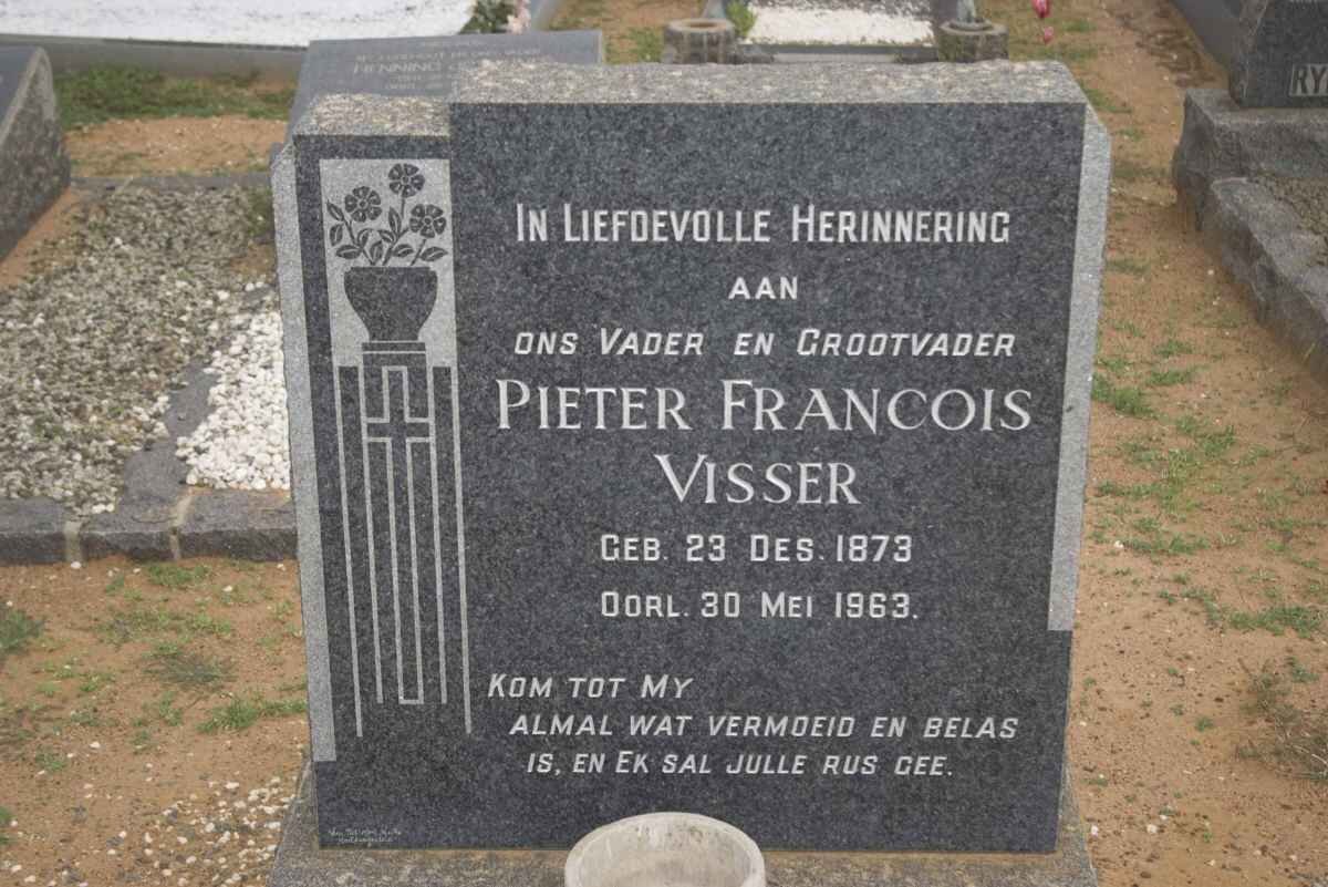 VISSER Pieter Francois 1873-1963