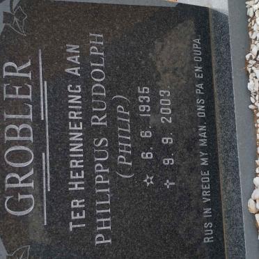 GROBLER Philippus Rudolph 1935-2003