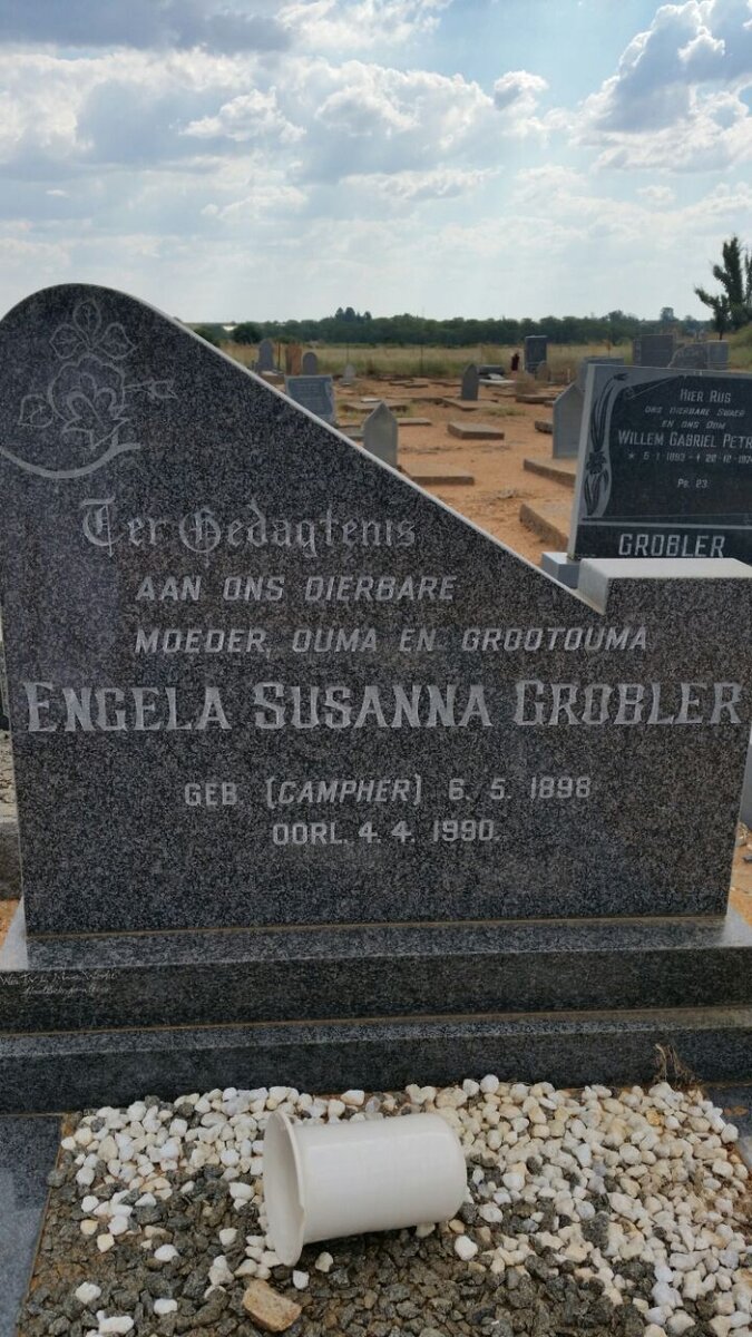 GROBLER Engela Susanna nee CAMPHER 1898-1990