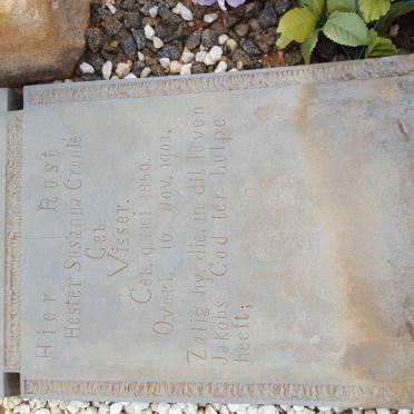 CRONJE Hester Susanna nee VISSER 1840-1903