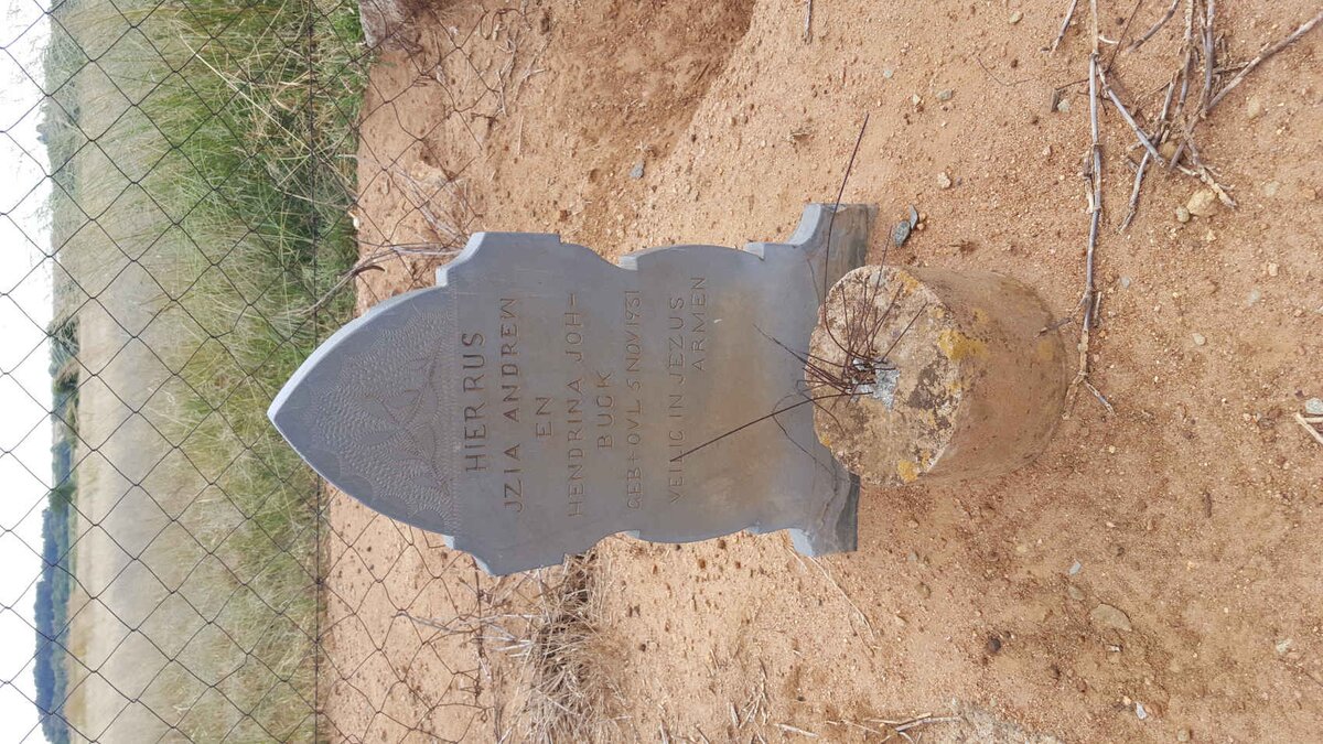 BUCK Jzia Andrew 1931-1931 :: BUCK Hendrina Joh 1931-1931