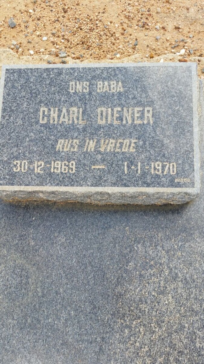 DIENER Charl 1969-1970