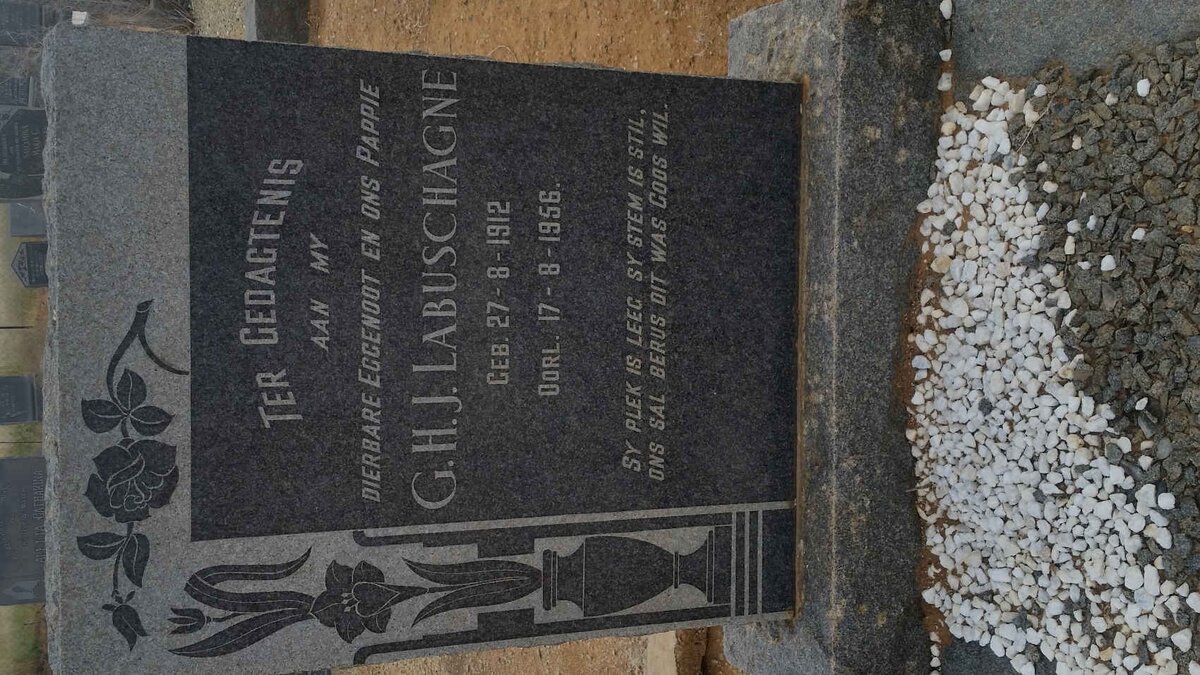 LABUSCHAGNE G.H.J. 1912-1956