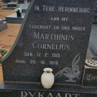 RYKAART Marthinus Cornelius 1919-1978