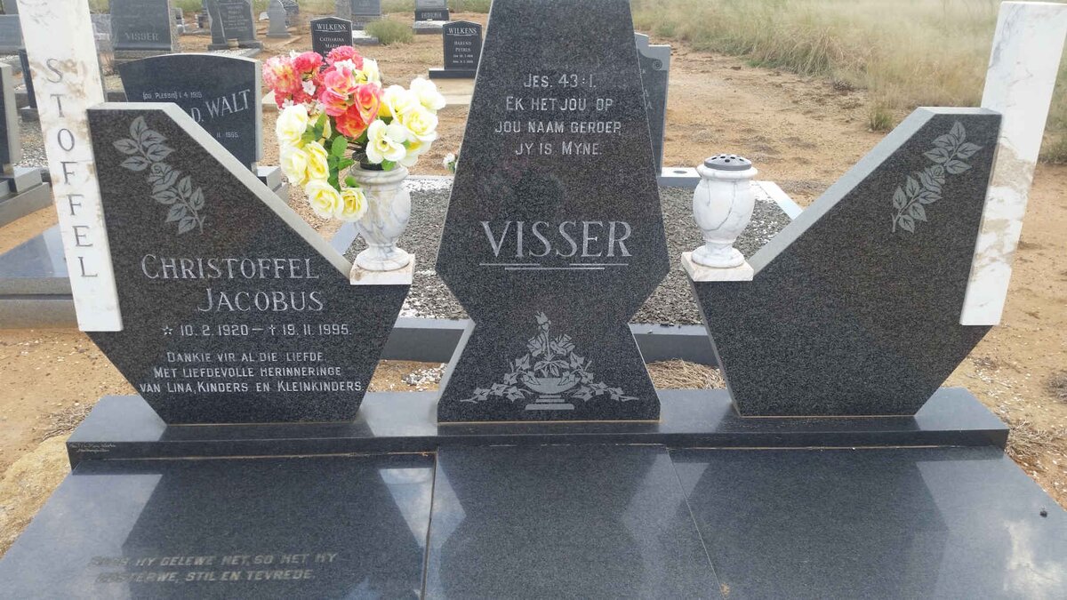 VISSER Christoffel Jacobus 1920-1995
