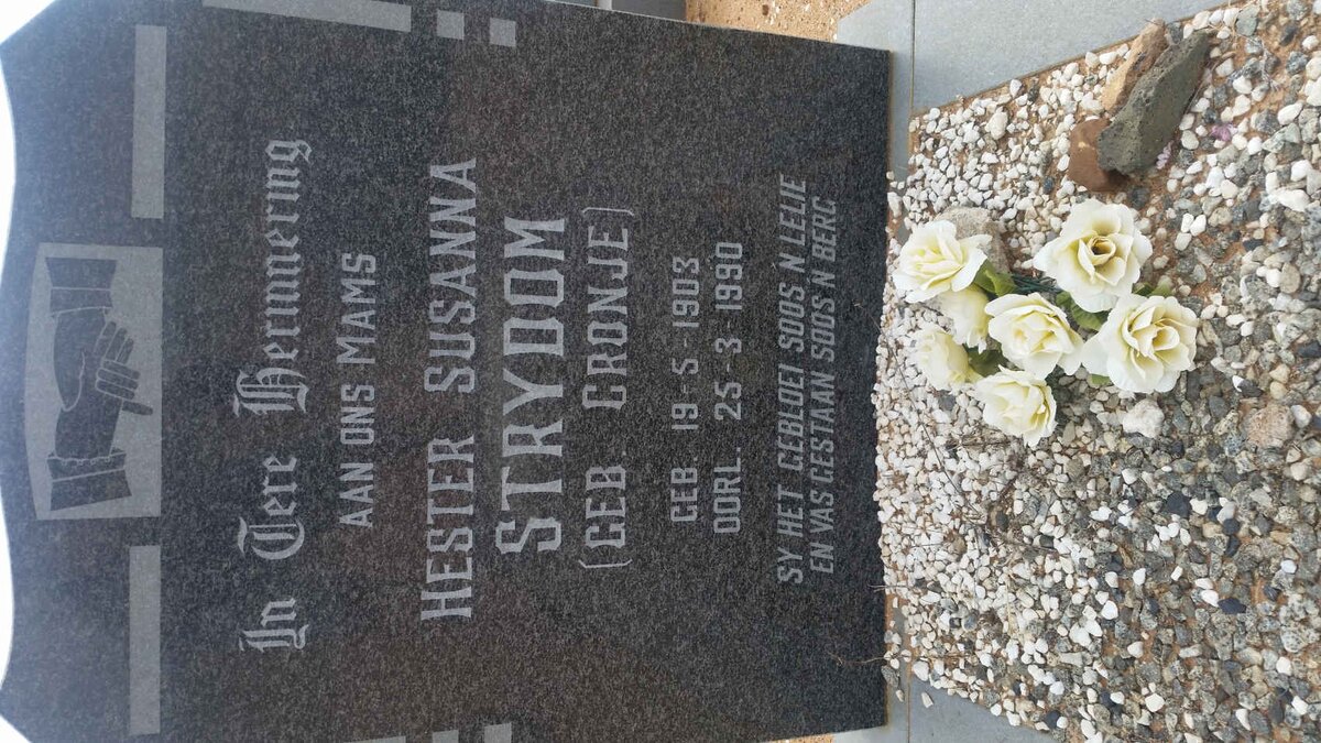 STRYDOM Hester Susanna nee CRONJE 1903-1990