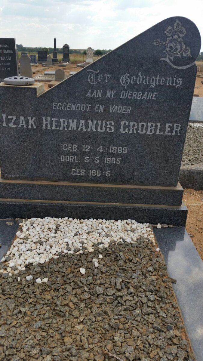 GROBLER Izak Hermanus 1889-1965