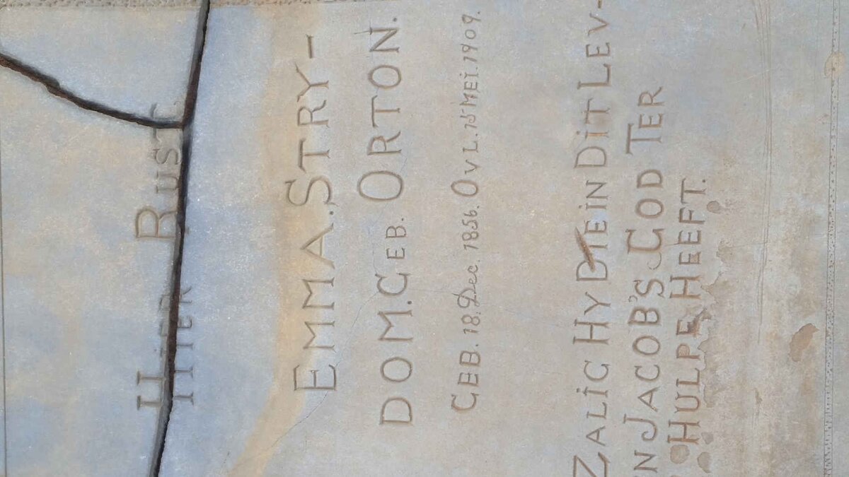 STRYDOM Emma nee ORTON 1856-1909