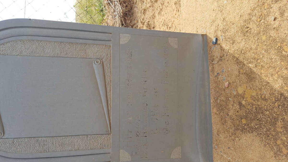 GROBLER Izak Hermanus 1852-1915