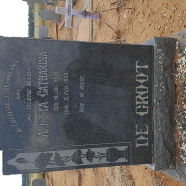 GROOT Aletta Catharina, de 1906-1956