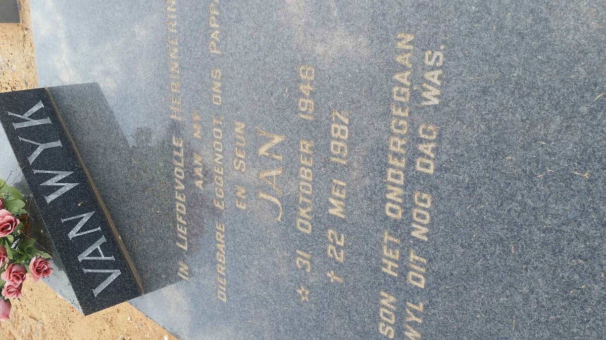 WYK Jan, van 1948-1987