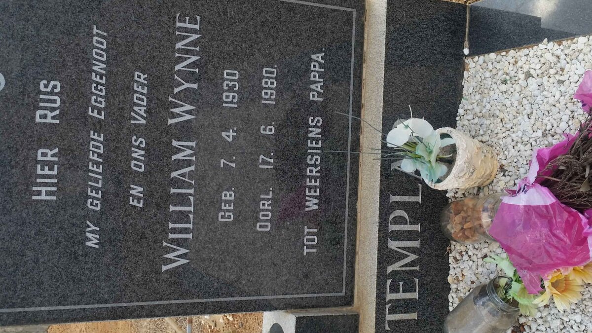 TEMPLAR William Wynne 1930-1980
