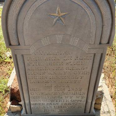 ROUX Lourens Mathys, le 1852-1918