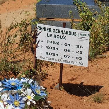 ROUX Renier Gerhardus, Le 1952-2021