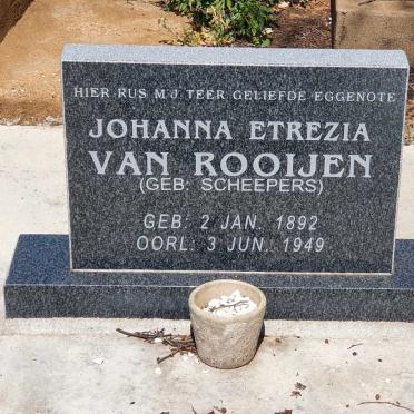 ROOIJEN Johanna Etrezia, van nee SCHEEPERS 1892-1949