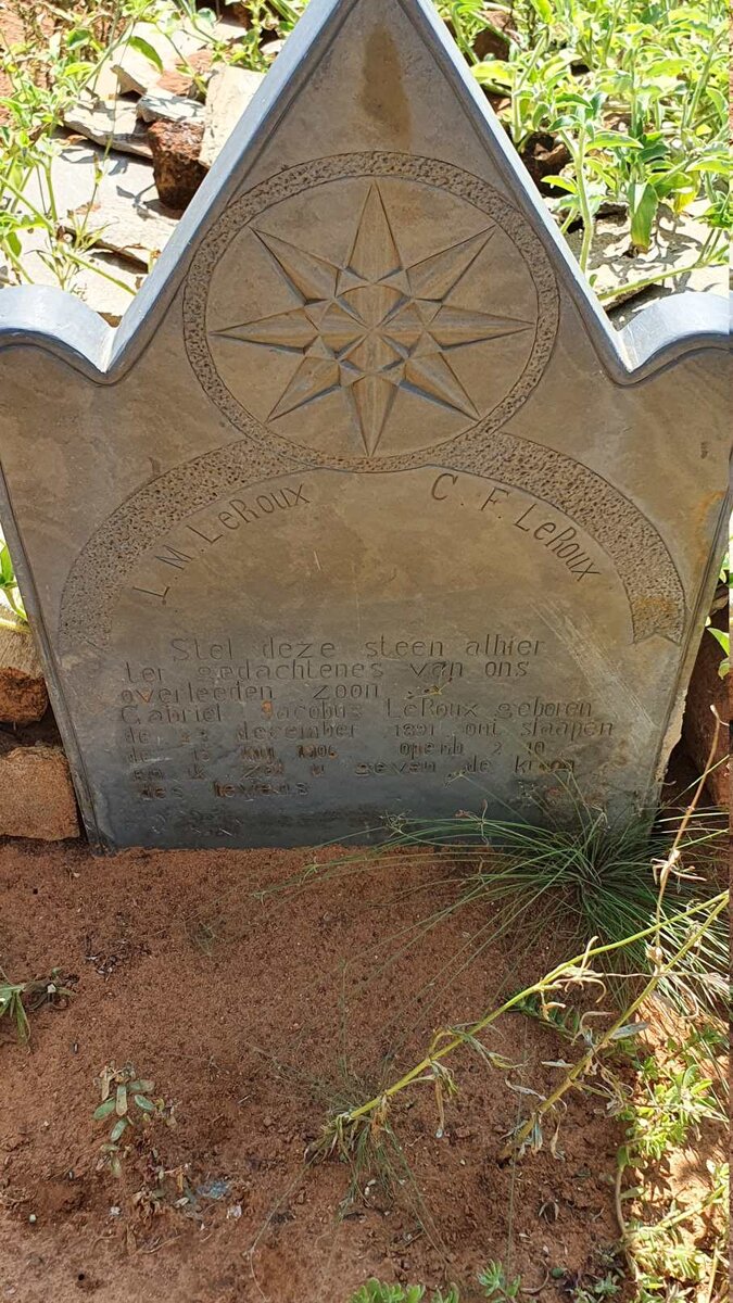 ROUX Gabriel Jacobus, le 1891-1906