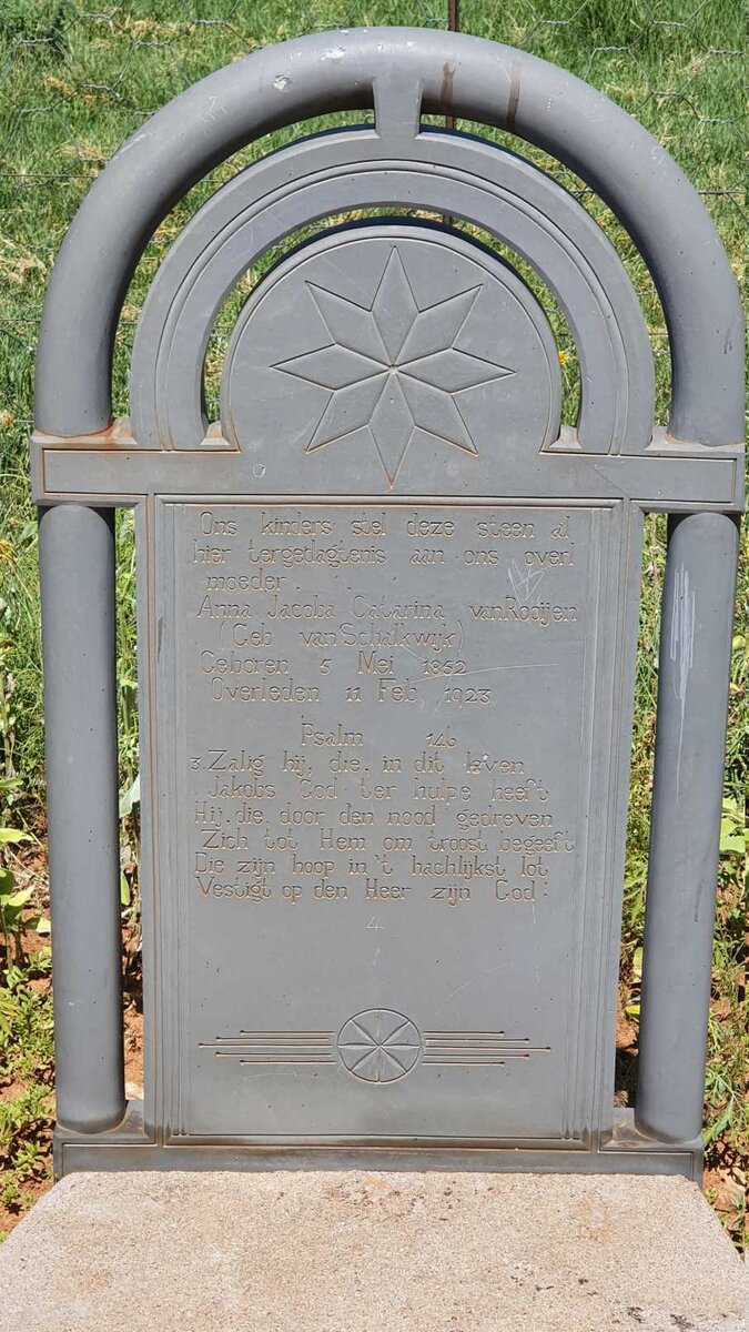 ROOIJEN Anna Jacoba Catarina, van nee VAN SCHALKWIJK 1852-1923