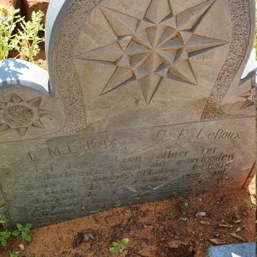 ROUX Lourens Mattijs, Le 1889-1896