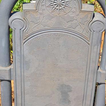 ROEUX Carolina Fredrica, le 1902-1920