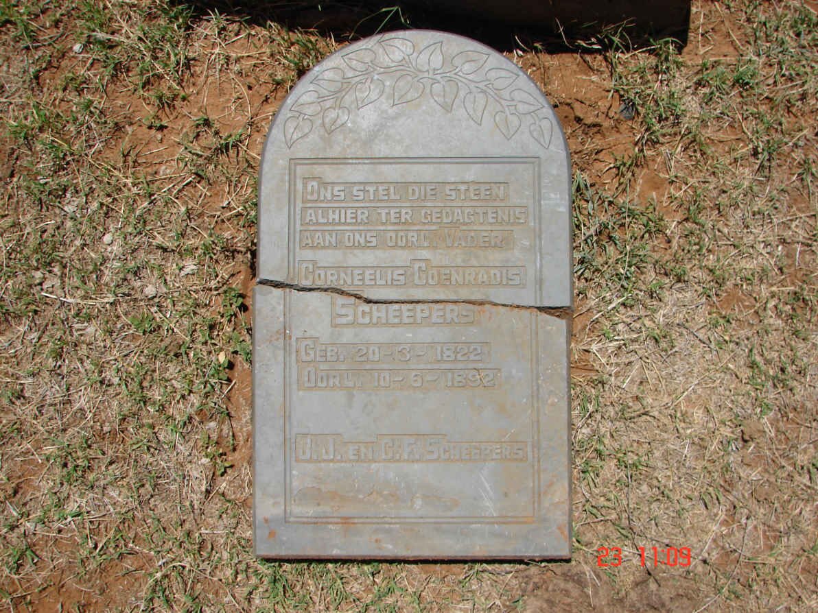 SCHEEPERS Corneelis Coenradis 1822-1892