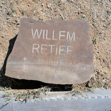 RETIEF Willem 1932-1932 
