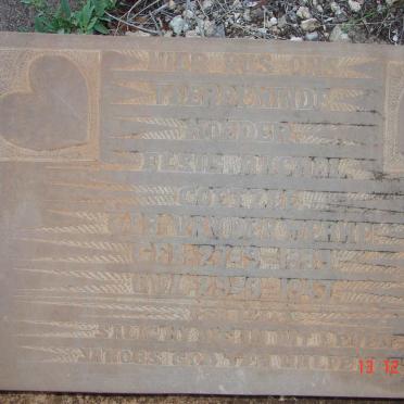 COETZEE Elsie Rachel nee VAN DER MERWE 1889-1947