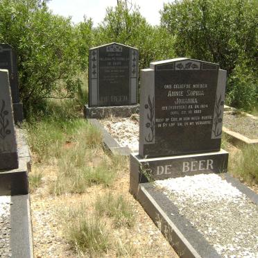 North West, VRYBURG district, Middel Rand 820, De Beershalte, farm cemetery