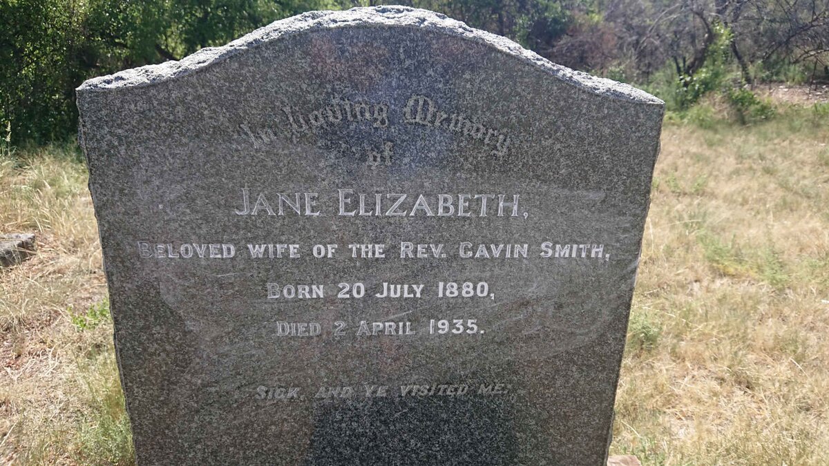 SMITH Jane Elizabeth 1880-1935