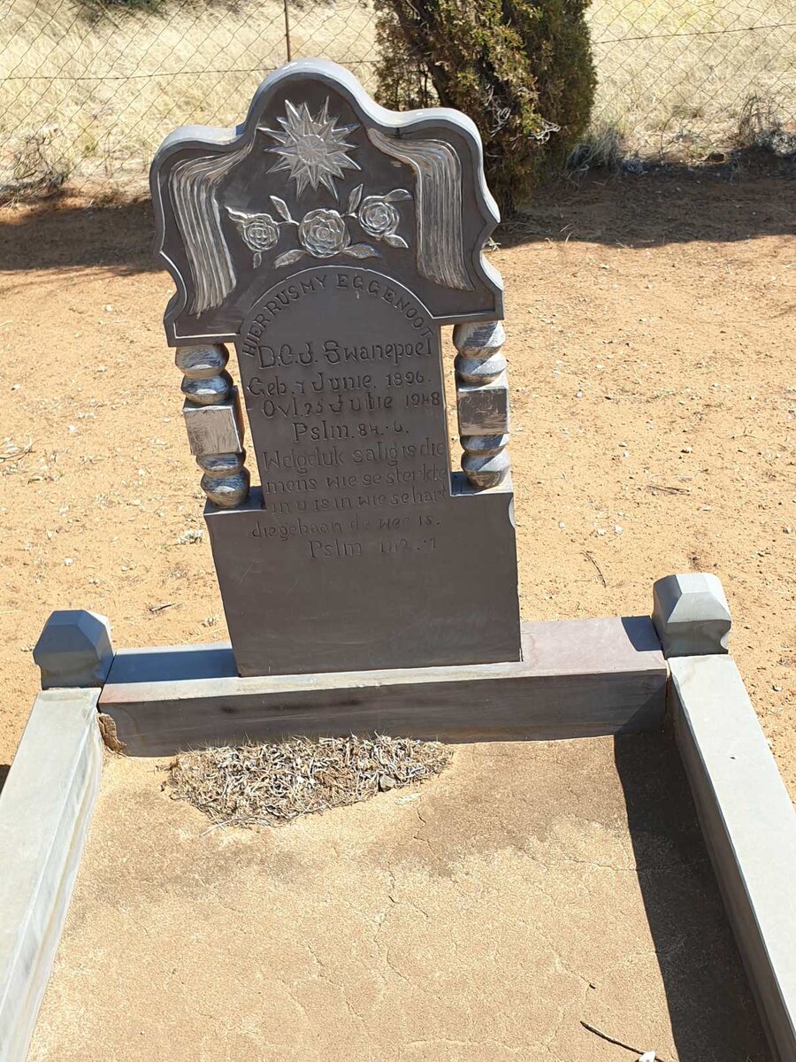 SWANEPOEL D.C.J. 1896-1948