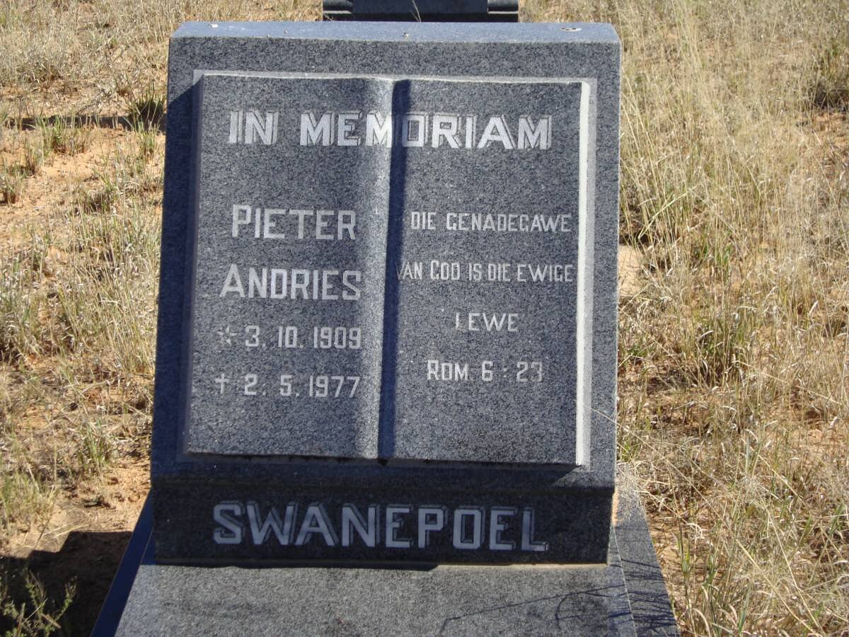 SWANEPOEL Pieter Andries 1909-1977