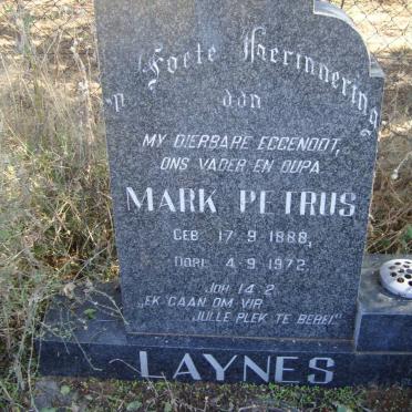 LAYNES Mark Petrus 1888-1972