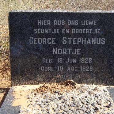 NORTJE George Stephanus 1928-1929
