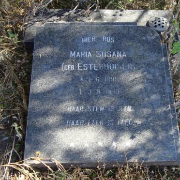 LAYNES Maria Susana nee ESTERHUISEN 1891-19?0